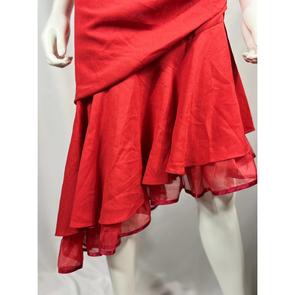 1990's Red Flaminco Dress - Picture 6 of 10